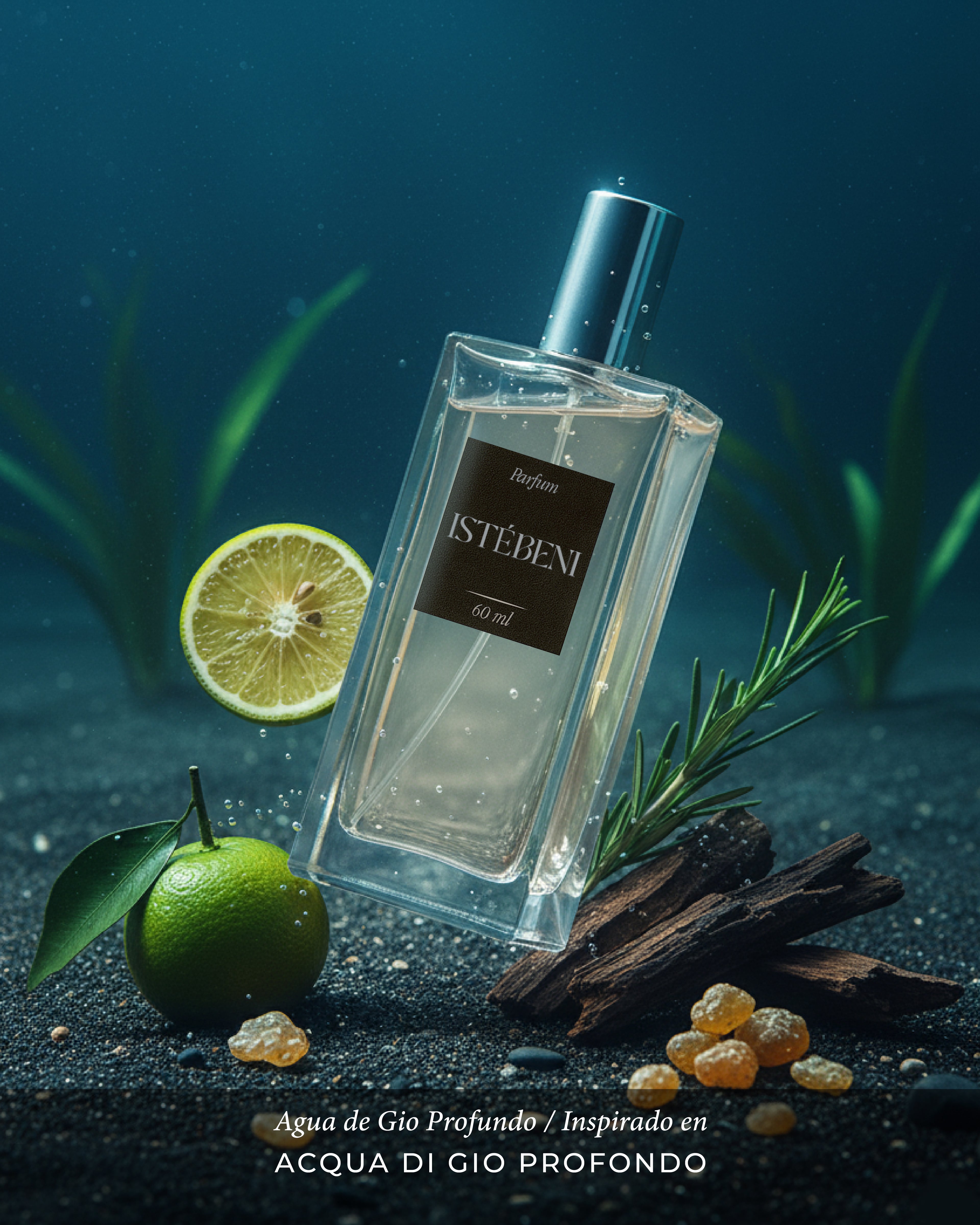 Agua de Gio Profundo — inspirado en "ACQUA DI GIO PROFONDO"
