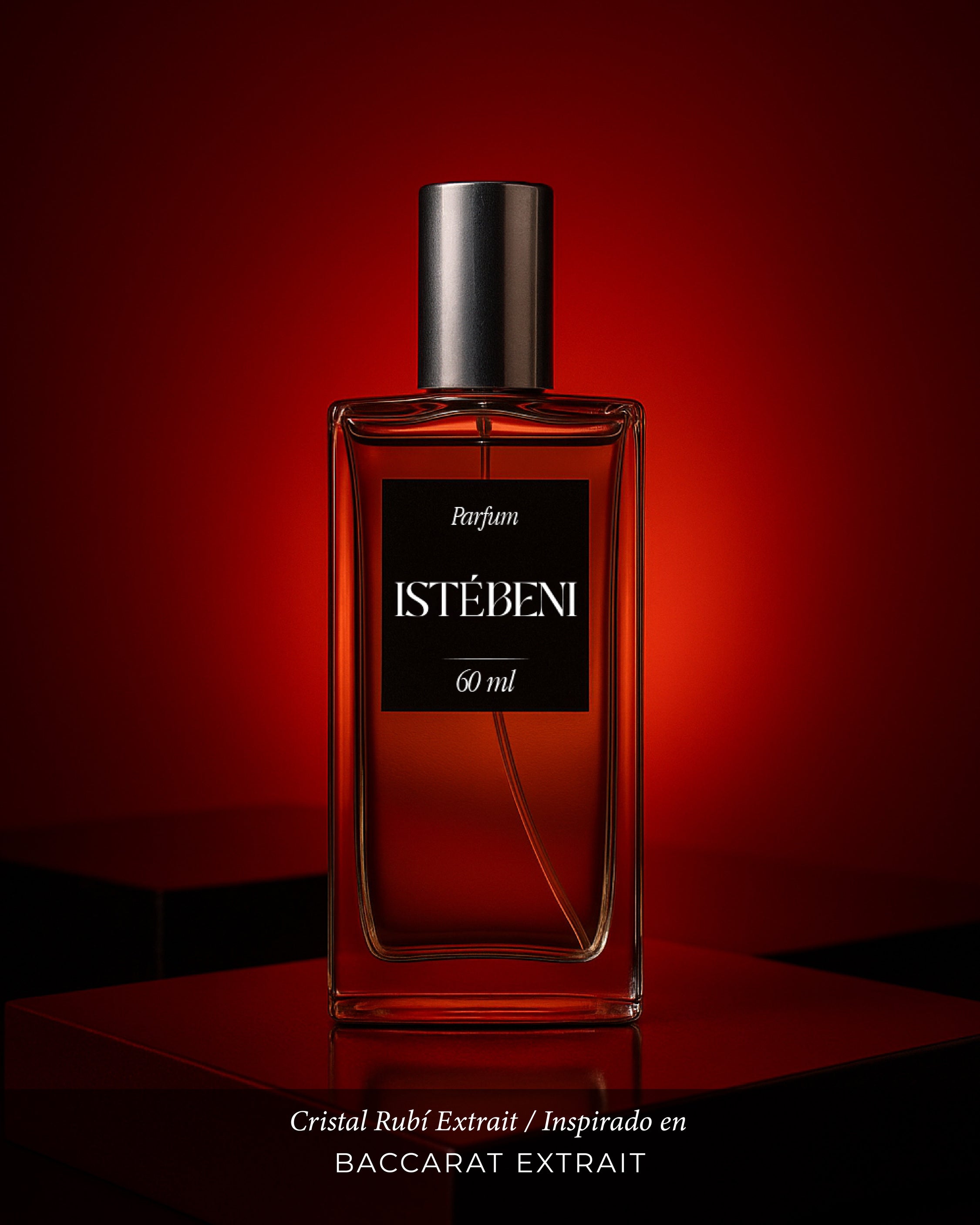 Cristal Rubí Extrait — inspirado en "BACCARAT EXTRAIT"