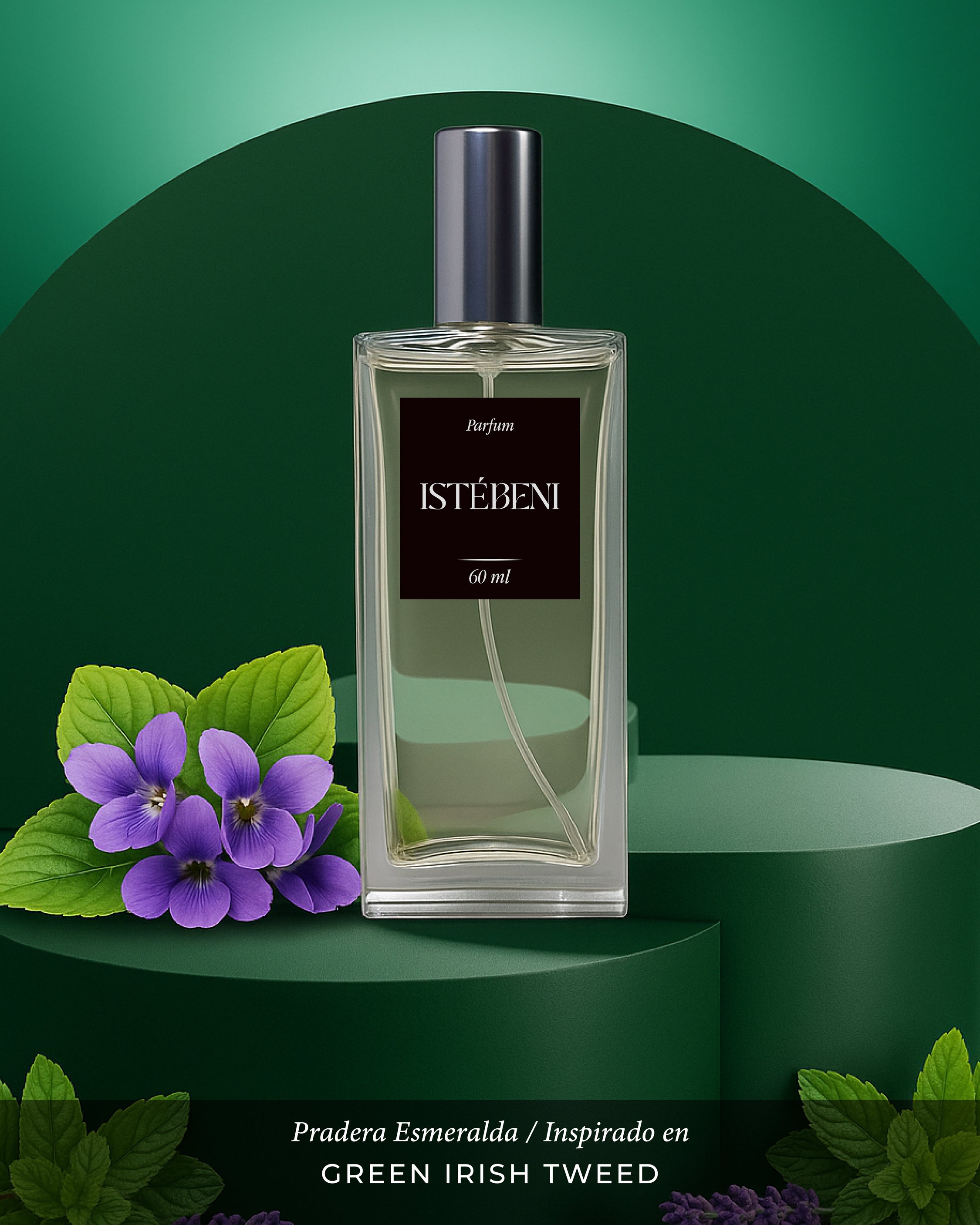 Pradera Esmeralda — inspirado en "GREEN IRISH TWEED"
