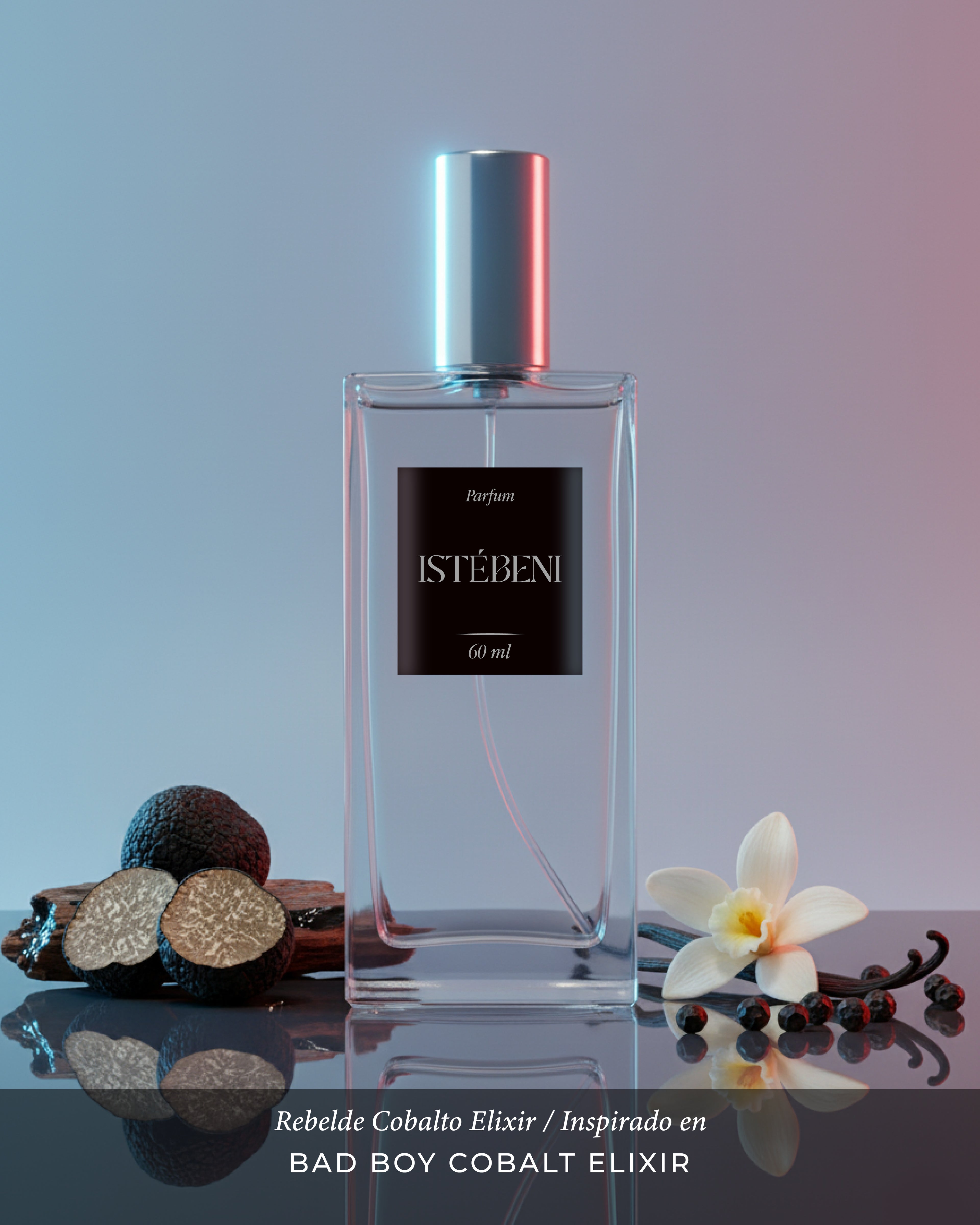 Rebelde Cobalto Elixir — inspirado en "BAD BOY COBALT ELIXIR"